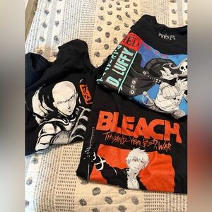 Lot of 3 Anime shirts